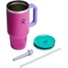 imageHydro Flask Travel Tumbler Stainless Steel Insulated Cup with Lid and Straw for Cold Water and Drinks for Sports School Work Car Travel and WeekendsHoliday Punch