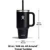 imageHydro Flask Travel Tumbler Stainless Steel Insulated Cup with Lid and Straw for Cold Water and Drinks for Sports School Work Car Travel and WeekendsLupine
