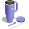 imageHydro Flask Travel Tumbler Stainless Steel Insulated Cup with Lid and Straw for Cold Water and Drinks for Sports School Work Car Travel and WeekendsLupine