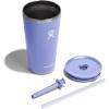 imageHydro Flask Travel Tumbler Stainless Steel Insulated Cup with Lid and Straw for Cold Water and Drinks for Sports School Work Car Travel and WeekendsLupine Purple
