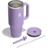 imageHydro Flask Travel Tumbler Stainless Steel Insulated Cup with Lid and Straw for Cold Water and Drinks for Sports School Work Car Travel and WeekendsMoonshadow