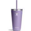 imageHydro Flask Travel Tumbler Stainless Steel Insulated Cup with Lid and Straw for Cold Water and Drinks for Sports School Work Car Travel and WeekendsMoonshadow