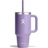 imageHydro Flask Travel Tumbler Stainless Steel Insulated Cup with Lid and Straw for Cold Water and Drinks for Sports School Work Car Travel and WeekendsMoonshadow
