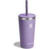imageHydro Flask Travel Tumbler Stainless Steel Insulated Cup with Lid and Straw for Cold Water and Drinks for Sports School Work Car Travel and WeekendsMoonshadow