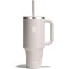 imageHydro Flask Travel Tumbler Stainless Steel Insulated Cup with Lid and Straw for Cold Water and Drinks for Sports School Work Car Travel and WeekendsOat