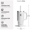 imageHydro Flask Travel Tumbler Stainless Steel Insulated Cup with Lid and Straw for Cold Water and Drinks for Sports School Work Car Travel and WeekendsOmbre
