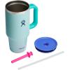 imageHydro Flask Travel Tumbler Stainless Steel Insulated Cup with Lid and Straw for Cold Water and Drinks for Sports School Work Car Travel and WeekendsPolar Plunge
