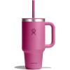 imageHydro Flask Travel Tumbler Stainless Steel Insulated Cup with Lid and Straw for Cold Water and Drinks for Sports School Work Car Travel and WeekendsReef