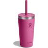 imageHydro Flask Travel Tumbler Stainless Steel Insulated Cup with Lid and Straw for Cold Water and Drinks for Sports School Work Car Travel and WeekendsReef