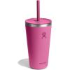 imageHydro Flask Travel Tumbler Stainless Steel Insulated Cup with Lid and Straw for Cold Water and Drinks for Sports School Work Car Travel and WeekendsReef