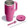 imageHydro Flask Travel Tumbler Stainless Steel Insulated Cup with Lid and Straw for Cold Water and Drinks for Sports School Work Car Travel and WeekendsReef