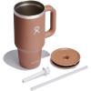 imageHydro Flask Travel Tumbler Stainless Steel Insulated Cup with Lid and Straw for Cold Water and Drinks for Sports School Work Car Travel and WeekendsSandy
