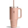imageHydro Flask Travel Tumbler Stainless Steel Insulated Cup with Lid and Straw for Cold Water and Drinks for Sports School Work Car Travel and WeekendsSeacliff