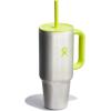 imageHydro Flask Travel Tumbler Stainless Steel Insulated Cup with Lid and Straw for Cold Water and Drinks for Sports School Work Car Travel and WeekendsStainless Lime