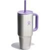 imageHydro Flask Travel Tumbler Stainless Steel Insulated Cup with Lid and Straw for Cold Water and Drinks for Sports School Work Car Travel and WeekendsStainless Violet