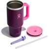 imageHydro Flask Travel Tumbler Stainless Steel Insulated Cup with Lid and Straw for Cold Water and Drinks for Sports School Work Car Travel and WeekendsSugarplum