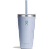 imageHydro Flask Travel Tumbler Stainless Steel Insulated Cup with Lid and Straw for Cold Water and Drinks for Sports School Work Car Travel and WeekendsSurf