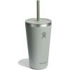 imageHydro Flask Travel Tumbler Stainless Steel Insulated Cup with Lid and Straw for Cold Water and Drinks for Sports School Work Car Travel and WeekendsTonal Agave