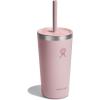 imageHydro Flask Travel Tumbler Stainless Steel Insulated Cup with Lid and Straw for Cold Water and Drinks for Sports School Work Car Travel and WeekendsTonal Trillium