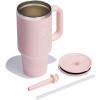 imageHydro Flask Travel Tumbler Stainless Steel Insulated Cup with Lid and Straw for Cold Water and Drinks for Sports School Work Car Travel and WeekendsTrillium