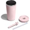 imageHydro Flask Travel Tumbler Stainless Steel Insulated Cup with Lid and Straw for Cold Water and Drinks for Sports School Work Car Travel and WeekendsTrillium