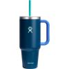imageHydro Flask Travel Tumbler Stainless Steel Insulated Cup with Lid and Straw for Cold Water and Drinks for Sports School Work Car Travel and WeekendsWinter Night