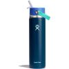imageHYDRO FLASK Wide Mouth vacuum insulated stainless steel water bottle with leakproof closeable straw lid for cold water drinks sports travel car and schoolWinter Night