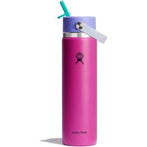 imageHYDRO FLASK Wide Mouth vacuum insulated stainless steel water bottle with leakproof closeable straw lid for cold water drinks sports travel car and schoolHoliday Punch