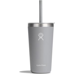 imageHydro Flask Travel Tumbler Stainless Steel Insulated Cup with Lid and Straw for Cold Water and Drinks for Sports School Work Car Travel and WeekendsBirch