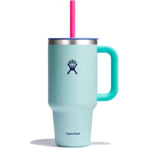 imageHydro Flask Travel Tumbler Stainless Steel Insulated Cup with Lid and Straw for Cold Water and Drinks for Sports School Work Car Travel and WeekendsPolar Plunge