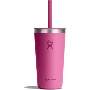 imageHydro Flask Travel Tumbler Stainless Steel Insulated Cup with Lid and Straw for Cold Water and Drinks for Sports School Work Car Travel and WeekendsReef