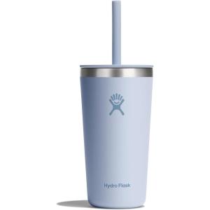 imageHydro Flask Travel Tumbler Stainless Steel Insulated Cup with Lid and Straw for Cold Water and Drinks for Sports School Work Car Travel and WeekendsSurf