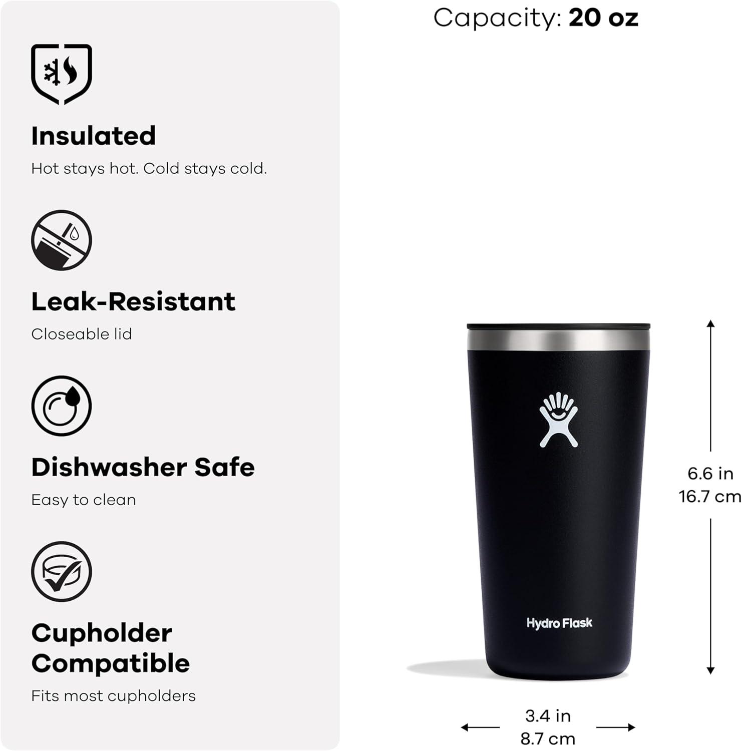 imageHydro Flask 20 Oz All Around Tumbler Pressin Lid Agave