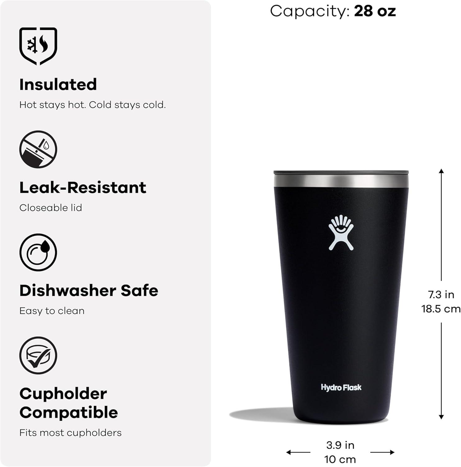 imageHydro Flask 28 Oz All Around Tumbler Pressin Lid Birch