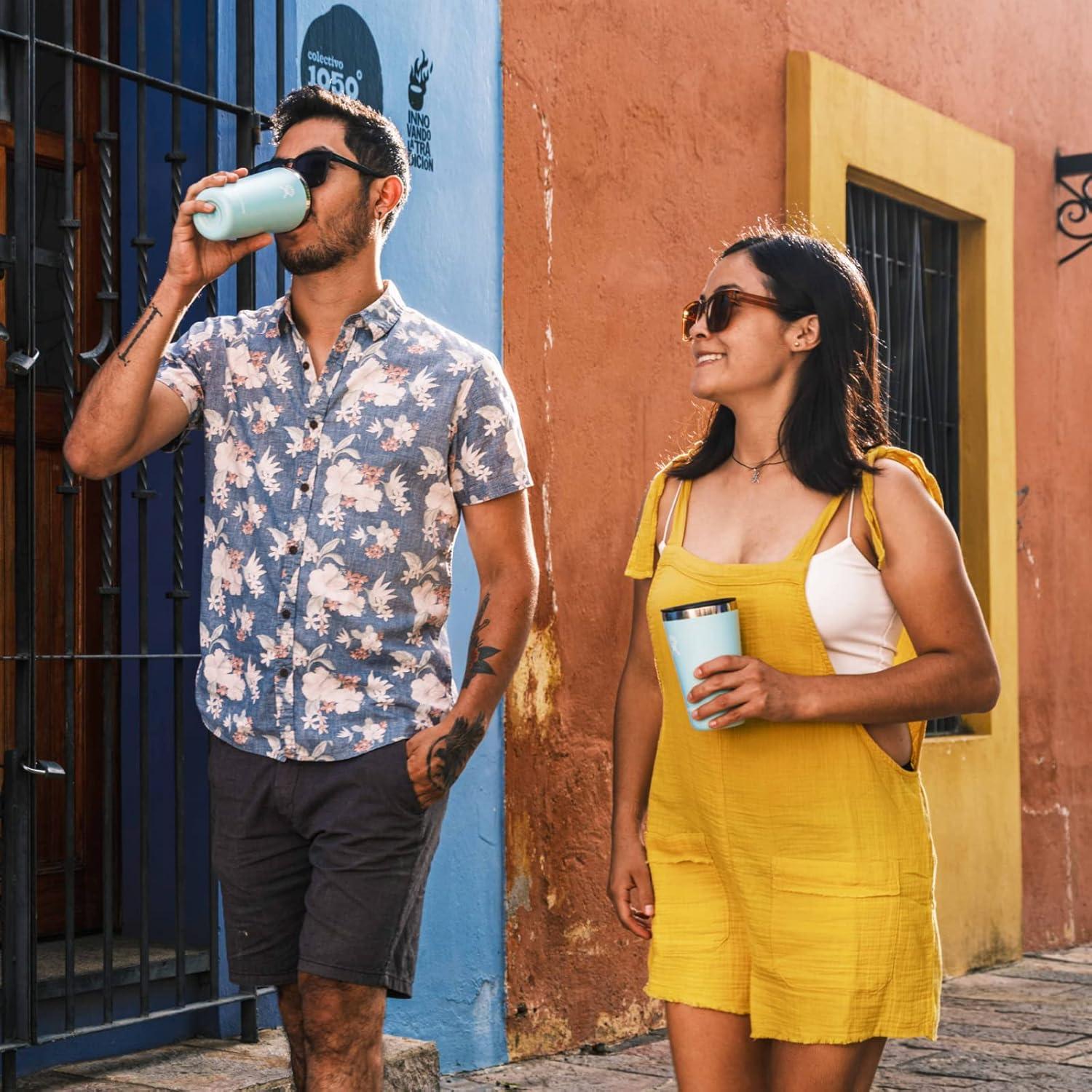 imageHydro Flask All Around Stainless Steel Tumbler with Lid and DoubleWall Vacuum InsulationFir Green