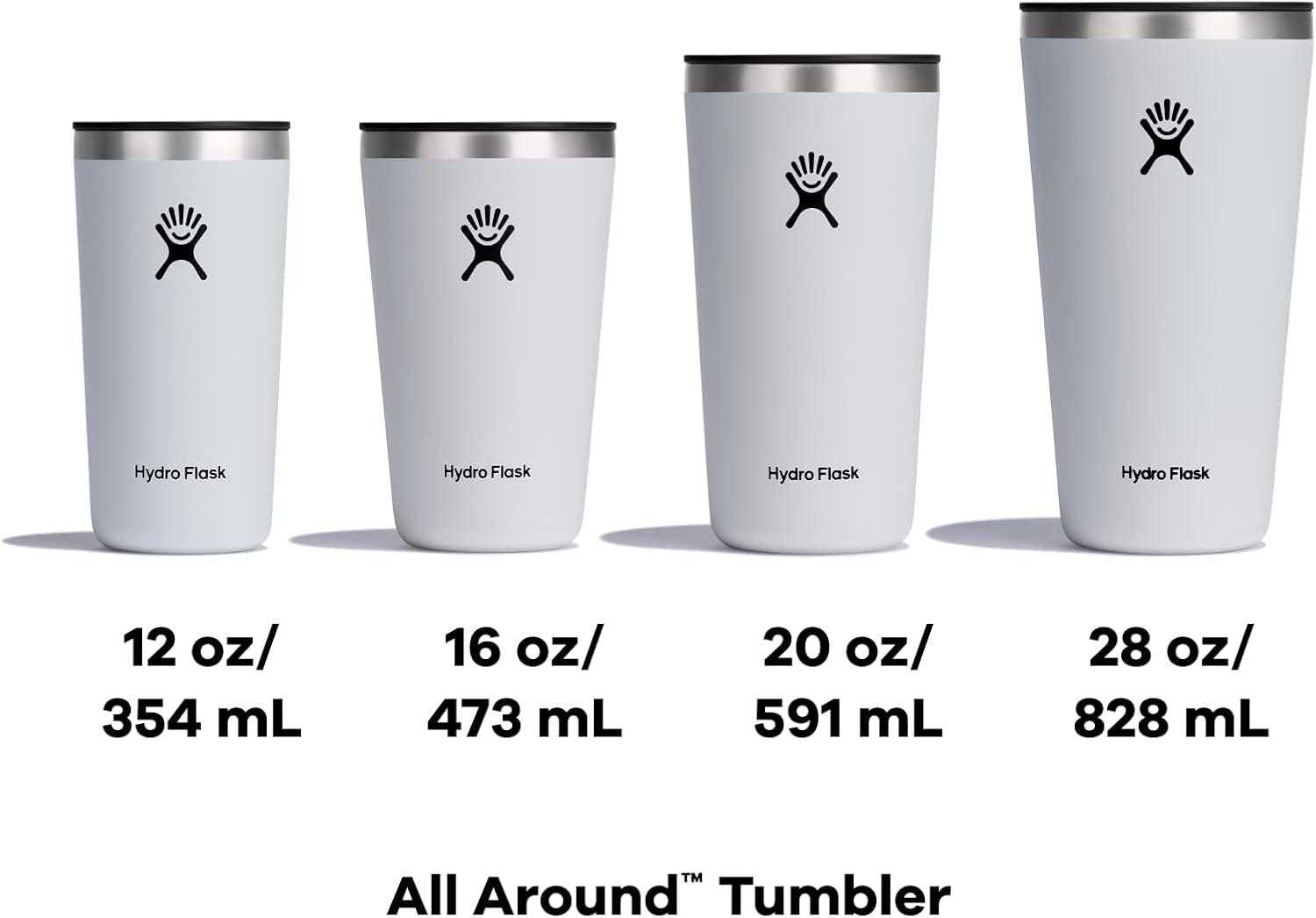 imageHydro Flask All Around Stainless Steel Tumbler with Lid and DoubleWall Vacuum InsulationIndigo Blue