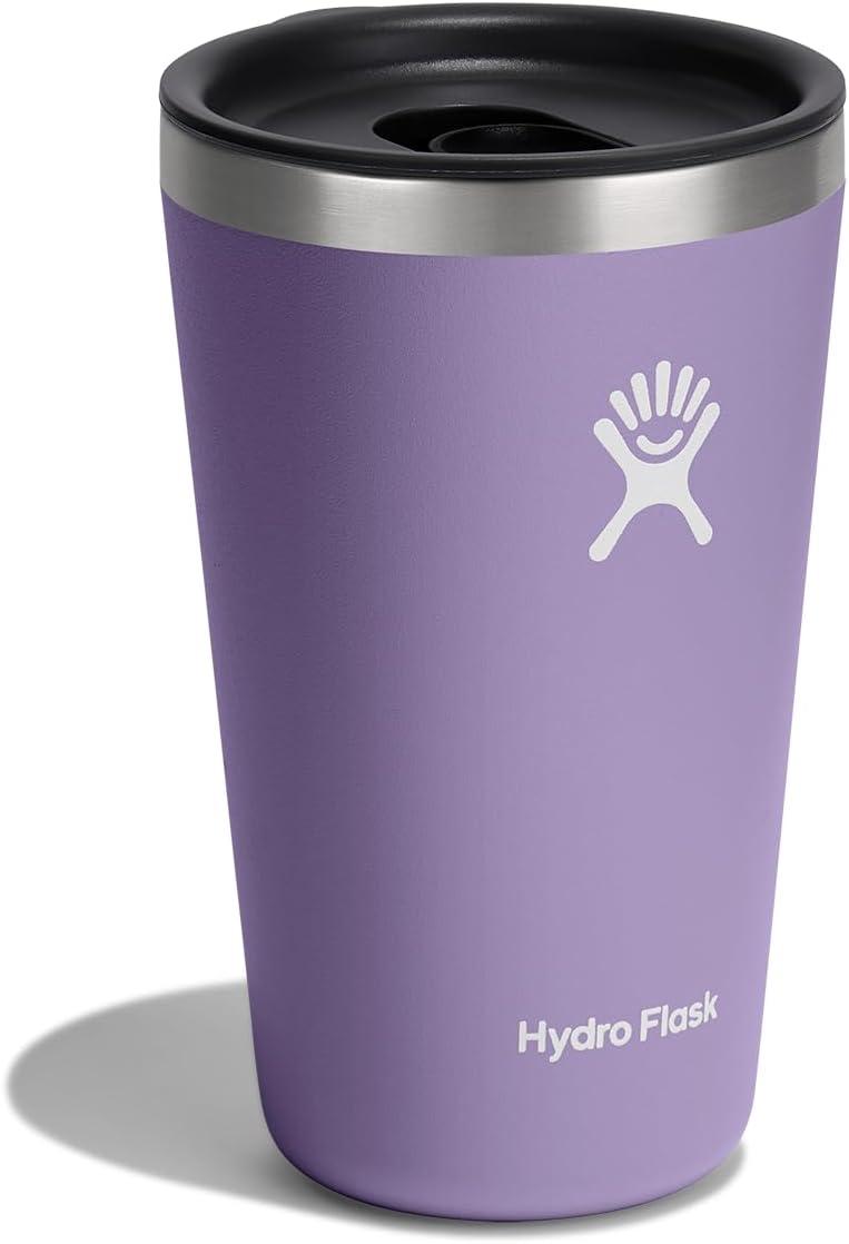 imageHydro Flask All Around Stainless Steel Tumbler with Lid and DoubleWall Vacuum InsulationMoonshadow Purple
