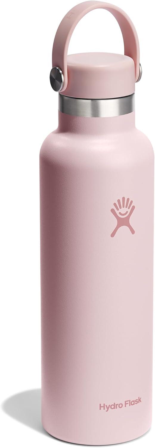 imageHydro Flask Stainless Steel Standard Mouth Water Bottle with Flex Cap and DoubleWall Vacuum InsulationTrillium