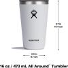 imageHydro Flask 16 Oz All Around Tumbler Pressin Lid SurfCascade Blue