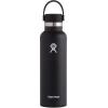 imageHydro Flask Stainless Steel Standard Mouth Water Bottle with Flex Cap and DoubleWall Vacuum InsulationBlack