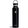 imageHydro Flask Stainless Steel Standard Mouth Water Bottle with Flex Cap and DoubleWall Vacuum InsulationBlack