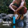 imageHydro Flask Stainless Steel Standard Mouth Water Bottle with Flex Cap and DoubleWall Vacuum InsulationCascade Blue