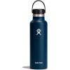 imageHydro Flask Stainless Steel Standard Mouth Water Bottle with Flex Cap and DoubleWall Vacuum InsulationIndigo Blue