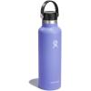 imageHydro Flask Stainless Steel Standard Mouth Water Bottle with Flex Cap and DoubleWall Vacuum InsulationLupine Purple