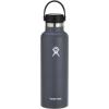 imageHydro Flask Stainless Steel Standard Mouth Water Bottle with Flex Cap and DoubleWall Vacuum InsulationStone Gray