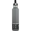 imageHydro Flask Stainless Steel Standard Mouth Water Bottle with Flex Cap and DoubleWall Vacuum InsulationStone Gray