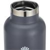 imageHydro Flask Stainless Steel Standard Mouth Water Bottle with Flex Cap and DoubleWall Vacuum InsulationStone Gray