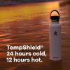 imageHydro Flask Stainless Steel Standard Mouth Water Bottle with Flex Cap and DoubleWall Vacuum InsulationWhite