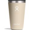 imageHydro Flask All Around Stainless Steel Tumbler with Lid and DoubleWall Vacuum InsulationOat Tan
