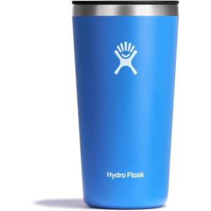 imageHydro Flask All Around Stainless Steel Tumbler with Lid and DoubleWall Vacuum InsulationCascade Blue